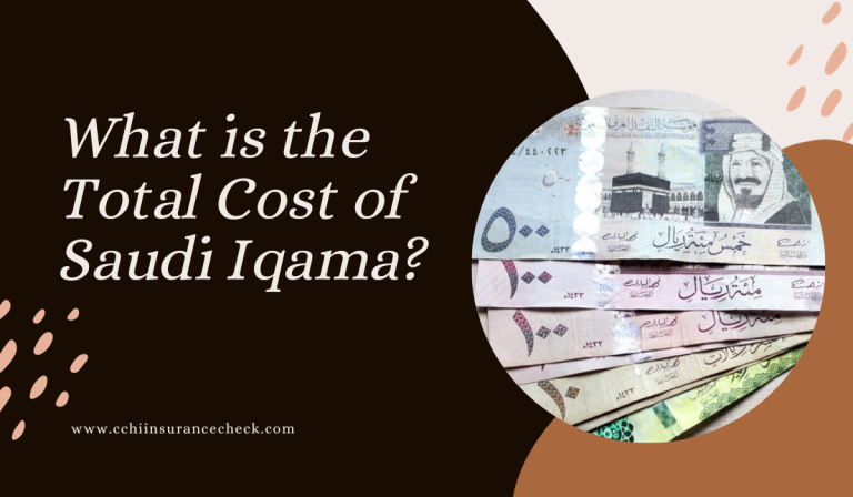 What is the Total Cost of Saudi Iqama?